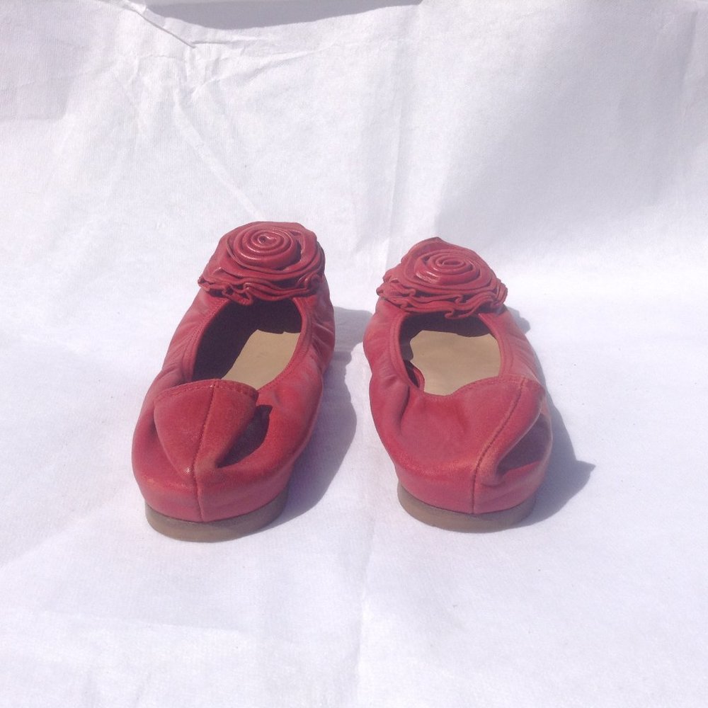 VALENTINO GARAVANI ATELIER SHOES ROSE BALLET FLATS - Picture 5 of 9